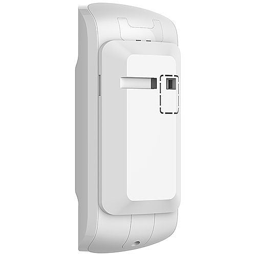 AJAX 42821.84.WH3 Wireless Outdoor Motion Detector with Visual Alarm Verification, Anti-Masking, and Pet Immunity, White