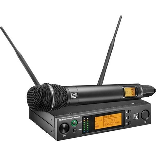 Electro-Voice RE3-ND86-6M Wireless Handheld Microphone System with ND86 Wireless Mic (6M: 653 to 663 MHz)