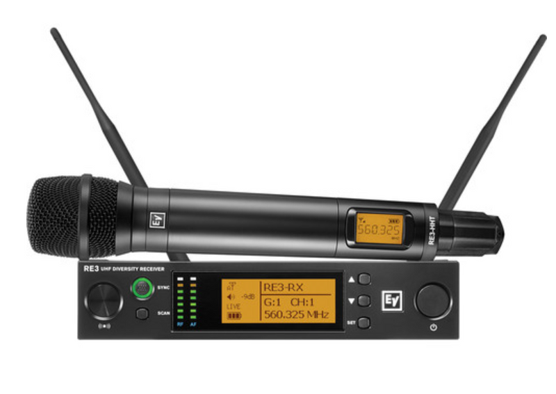 Electro-Voice RE3-RE420-5H Wireless Handheld Microphone System with RE420 Wireless Mic (5H: 560 to 596 MHz)