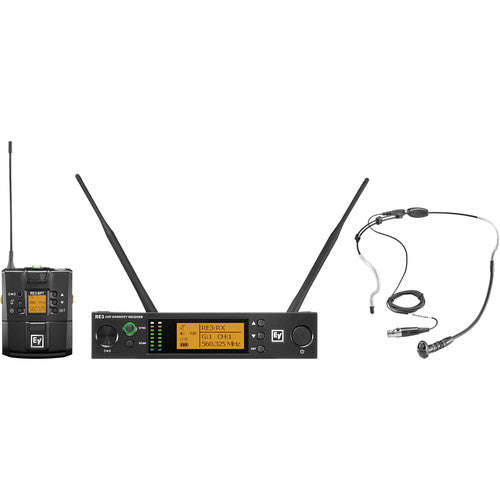 Electro-Voice RE3-BPHW-6M Bodypack Wireless System with Headworn Mic (6M: 653 to 663 MHz)