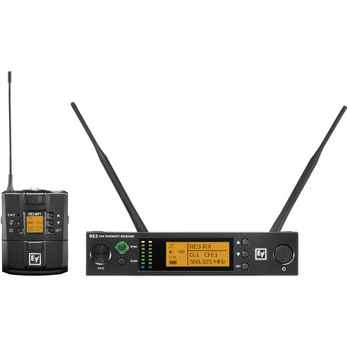 Electro-Voice RE3-BPOL-5L Bodypack Wireless System with Omnidirectional Lavalier Mic (5L: 488 to 524 MHz)