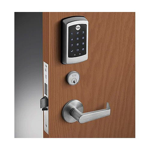 Yale AUR-NTM645-ZW2 613E RH nexTouch Sectional Mortise Touchscreen Keypad Lock with Deadbolt, Dark Oxidized Satin Bronze