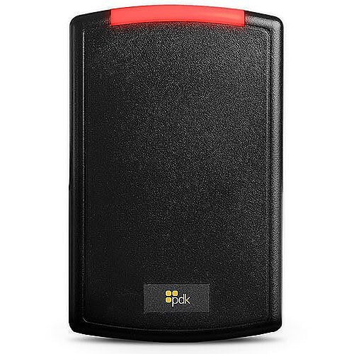 PDK RGB Red Single-Gang Reader, Multi-Technology, High-Security (13.56 MHz), Mobile (BLE), OSDP, Weigand