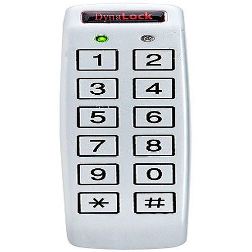 DynaLock 7350 Narrow Mullion Stand-Alone Waterproof Digital Keypad, Wall Mount